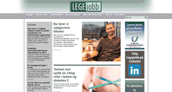 Desktop Screenshot of legejobb.no